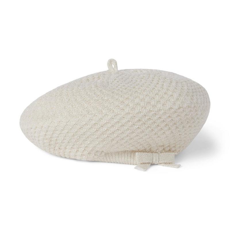 Baby Bow Textured Sweater Beret - Janie And Jack